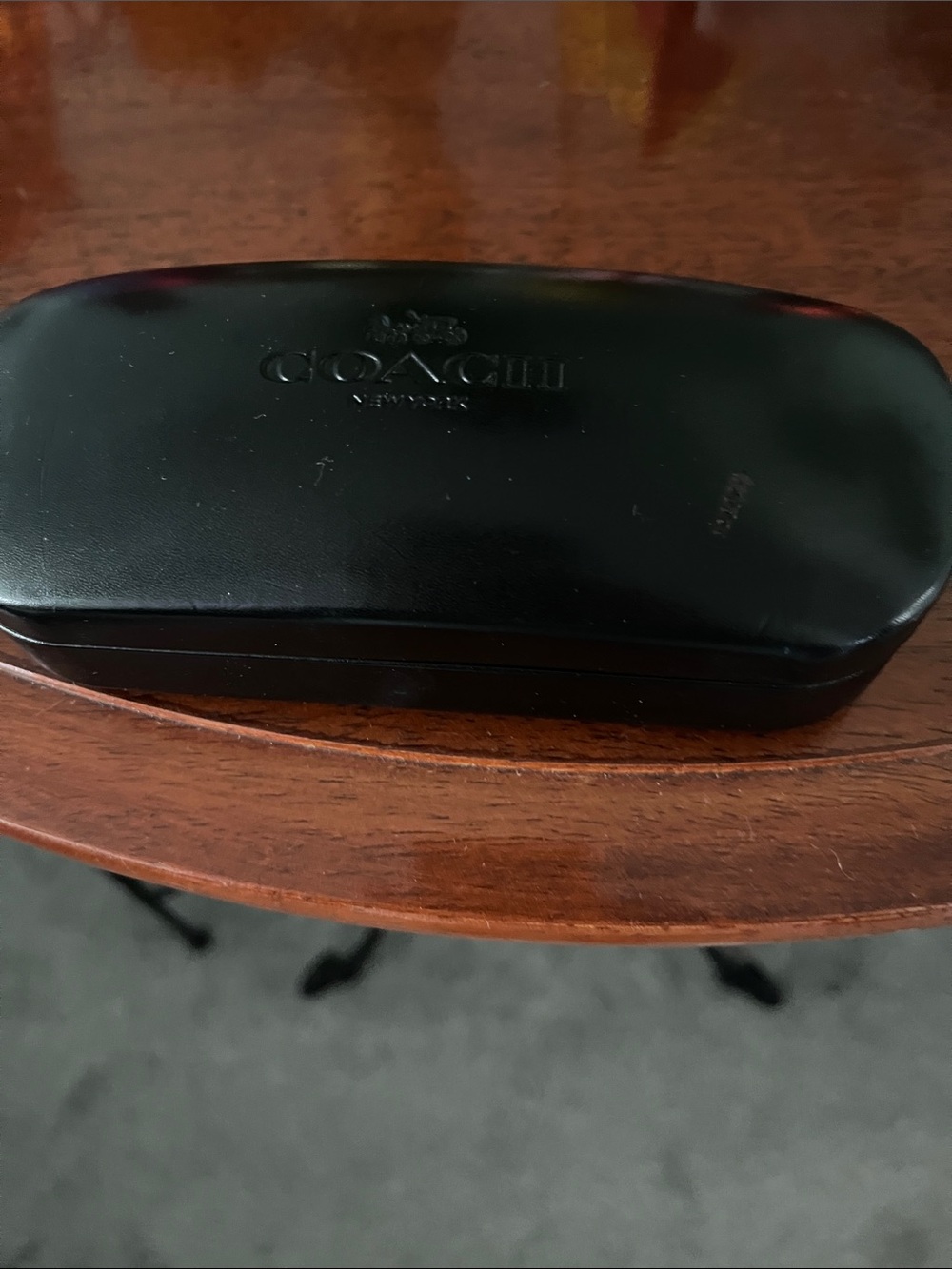 Coach Black Hard Shell Eyewear Case